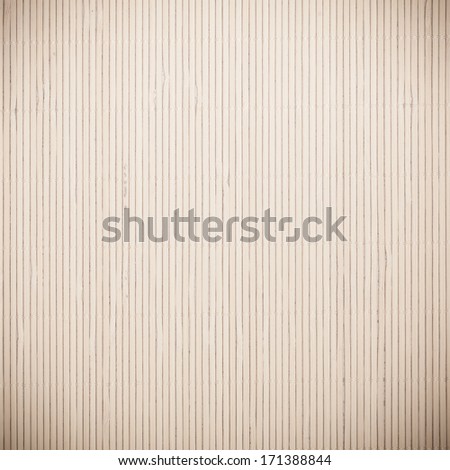 Close up macro of gray grey bamboo mat as striped background texture pattern. Oriental