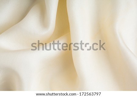 White background abstract cloth wavy folds of textile texture wallpaper design of elegant fabric silk