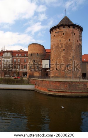 a round tower in gdansk -  the free city of Gdask - 2009, Gdansk, Danzig, Poland