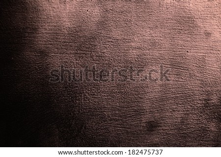 Closeup of grunge red claret metal plate as background or texture