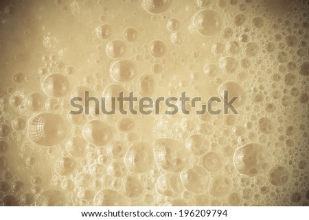 liquid drink with bubbles background texture closeup