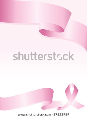 breast cancer ribbon background. ribbon background for