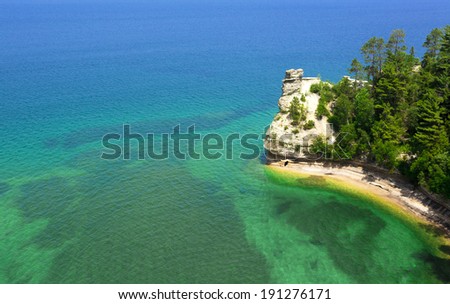 Miners Castle Pictured Rocks National Park waterscape view