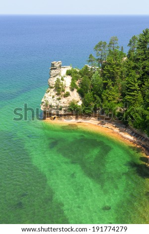 Miners Castle Pictured Rocks National Lakeshore, Michigam