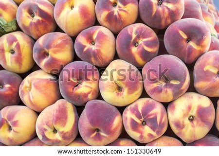 Peaches pattern texture fruit market peach background