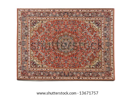 Persian Rug isolated on white background