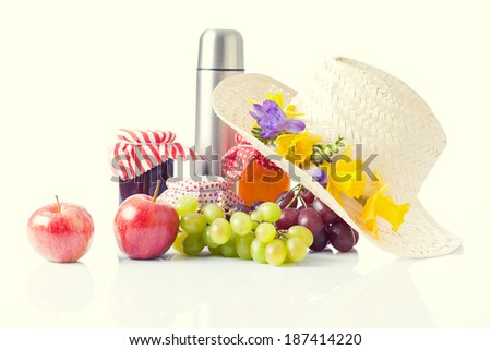 wine tasting and summer picnic concept