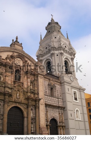 Cathedral In Lima