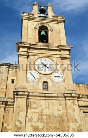 Bell Tower. St John\'s Co-Cathedral. Valetta/ Malta
