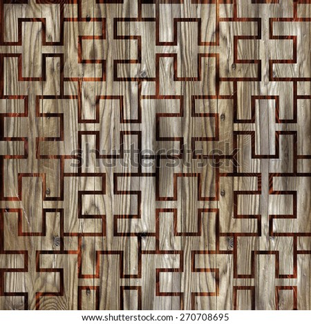 Abstract paneling pattern - seamless background - wood paneling