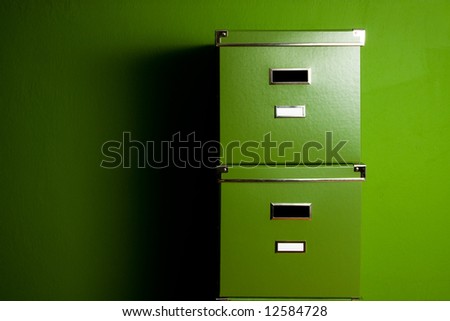 Green boxes