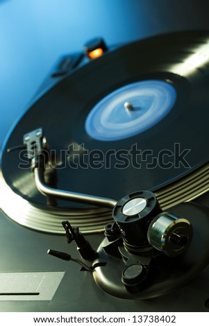 vinyl player with backlight