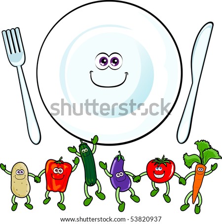 Cartoon Images Of Vegetables. Happy vegetables cartoon