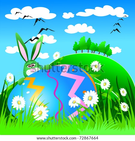 funny easter pictures. stock vector : Funny Easter