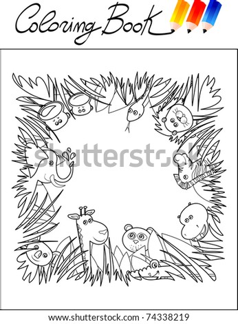jungle animal pictures for kids. children, jungle animals.