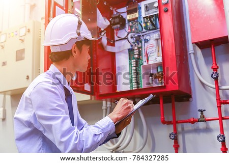 Engineer inspection Industrial fire control system