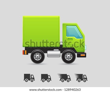 delivery truck icons delivery truck icons