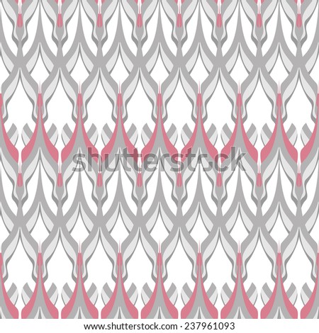 Seamless pattern geometric stylish background grey pink white texture
