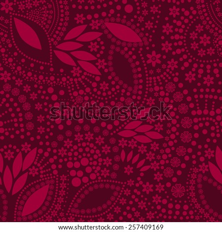 Red abstract unusual cute background seamless pattern