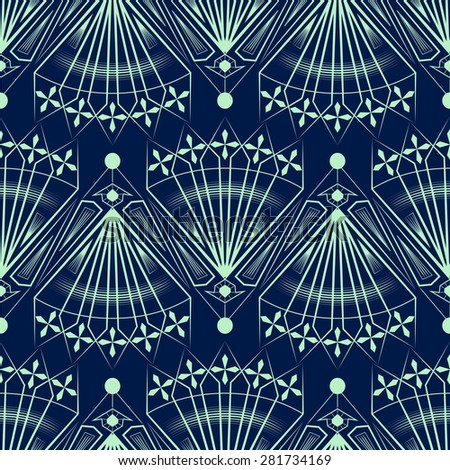 Seamless beautiful antique pattern ornament. Geometric background design repeating texture.