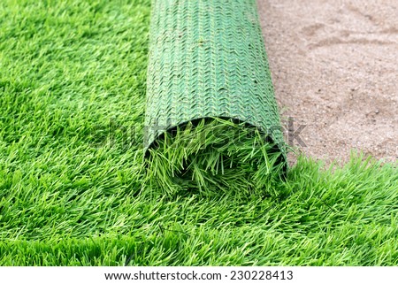 artificial green grass