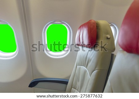 windows green screen in aircraft