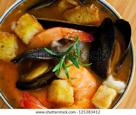 Fish soup - Traditional Asian fish soup