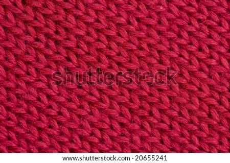 Red wool textured background