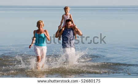 Family fun, sea and sun