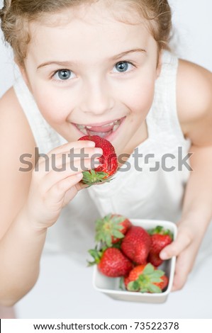 Strawberry Eating