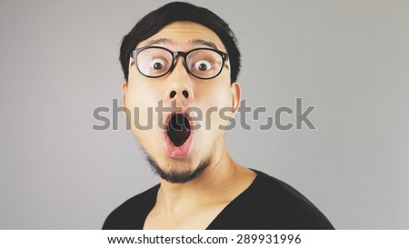 Very Surprised Funny Face. Stock Photo 289931996 : Shutterstock