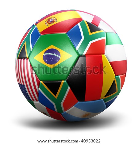 2010 FIFA World Cup South Africa Ball (3d Illustration)