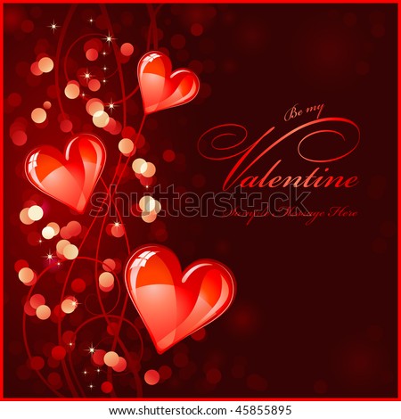 Images Of Valentines Hearts. red valentines background