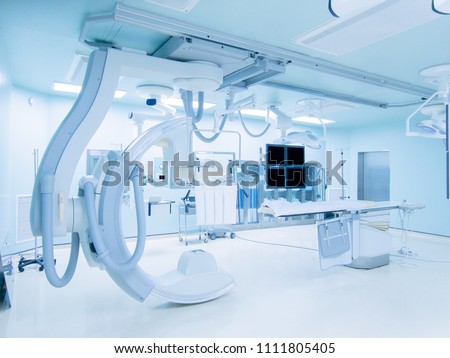 cath lab is an examination room in a hospital or clinic with diagnostic imaging equipment used to visualize the arteries of the heart.