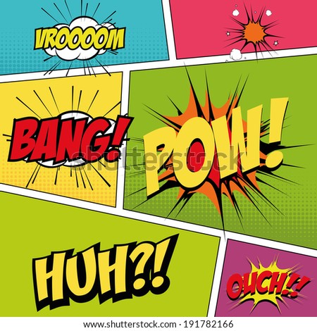 different pop art objects making a special background different pop art objects making a special background