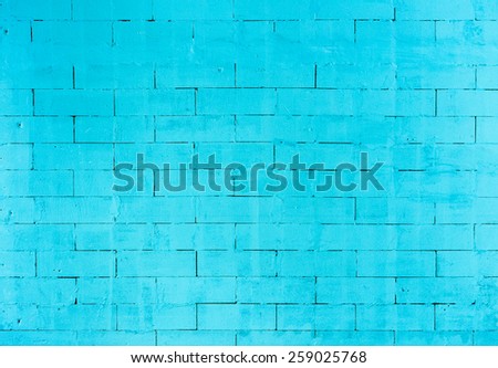 Close up of groove pattern blue concrete wall