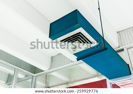 Blue air vent