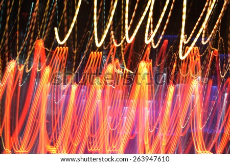 abstract light painting, acceleration light motion lines background