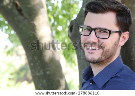 portrait of a smiling man