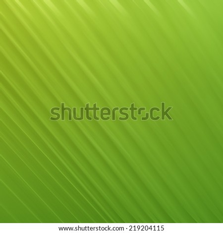 Abstract gradient background with green in palm leaf  structure. Plisse palm leaf.