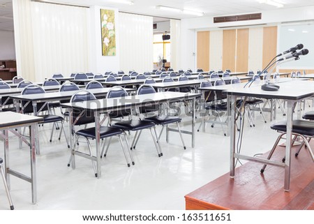 Student Empty Lecture Hall