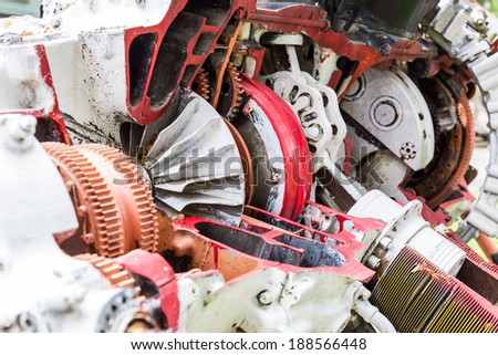 old car engine model
