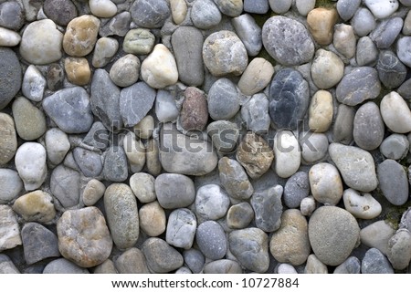 abstract background with round pebble stones