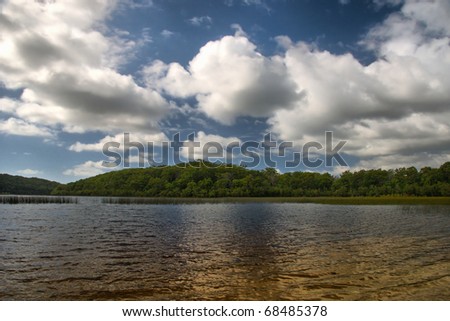Lake on Fraser Island, Fraser Coast National Park, Queensland, Australia