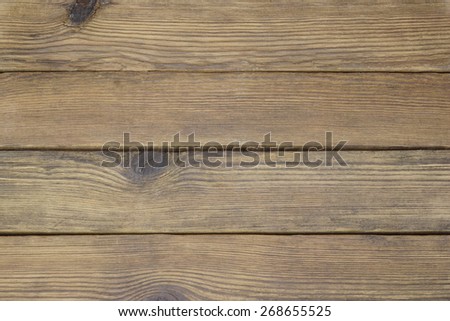 Brown Textured Old Wood Slats Panel Background Close-up