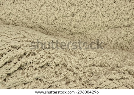 Kinetic Sand Heap For Children Indoor Table Game And Creativity Close-up