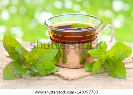 Peppermint tea