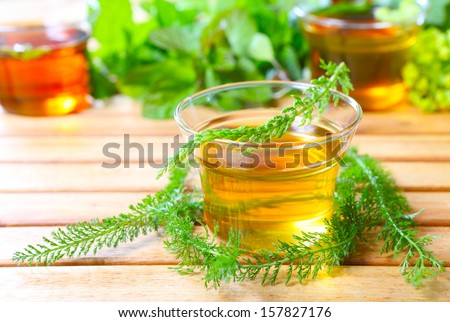 Yarrow herbal tea