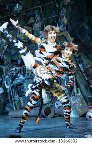 The Cats - a scene from the legendary musical first staged in Moscow in 2005.