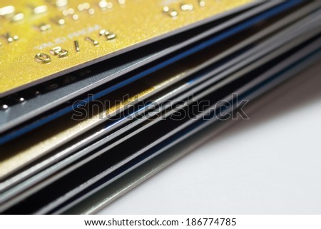 Credit Card Background low key shot,